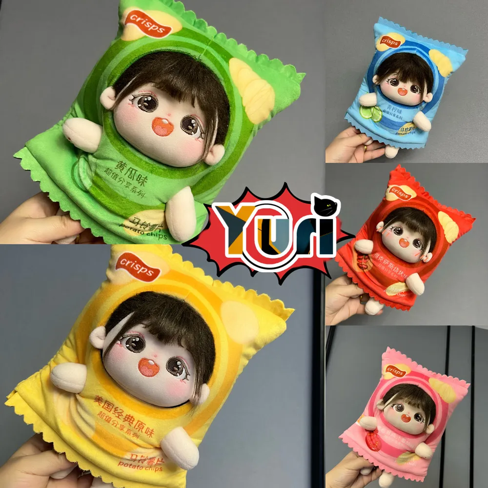 

Original Crisps Potato Chips Clothes Clothing Outfit For 10cm 15cm 20cm Plush Doll Toy Cute Cosplay Gift C F