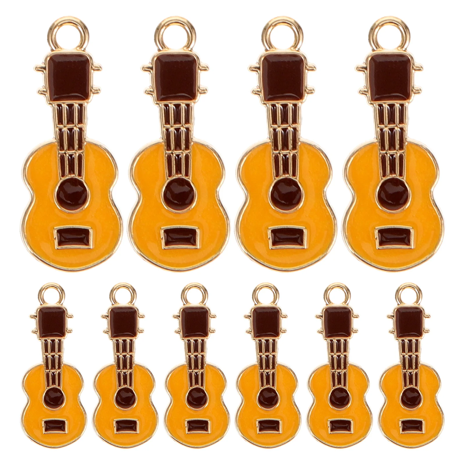 10 Pcs Jewelry Guitar Pendant Charms Accessories Metal Hanging Decor Pendants Instrument Shaped
10 Pcs Jewelry Guitar Pendant Charms Accessories Metal Hanging Decor Pendants Instrument Shaped