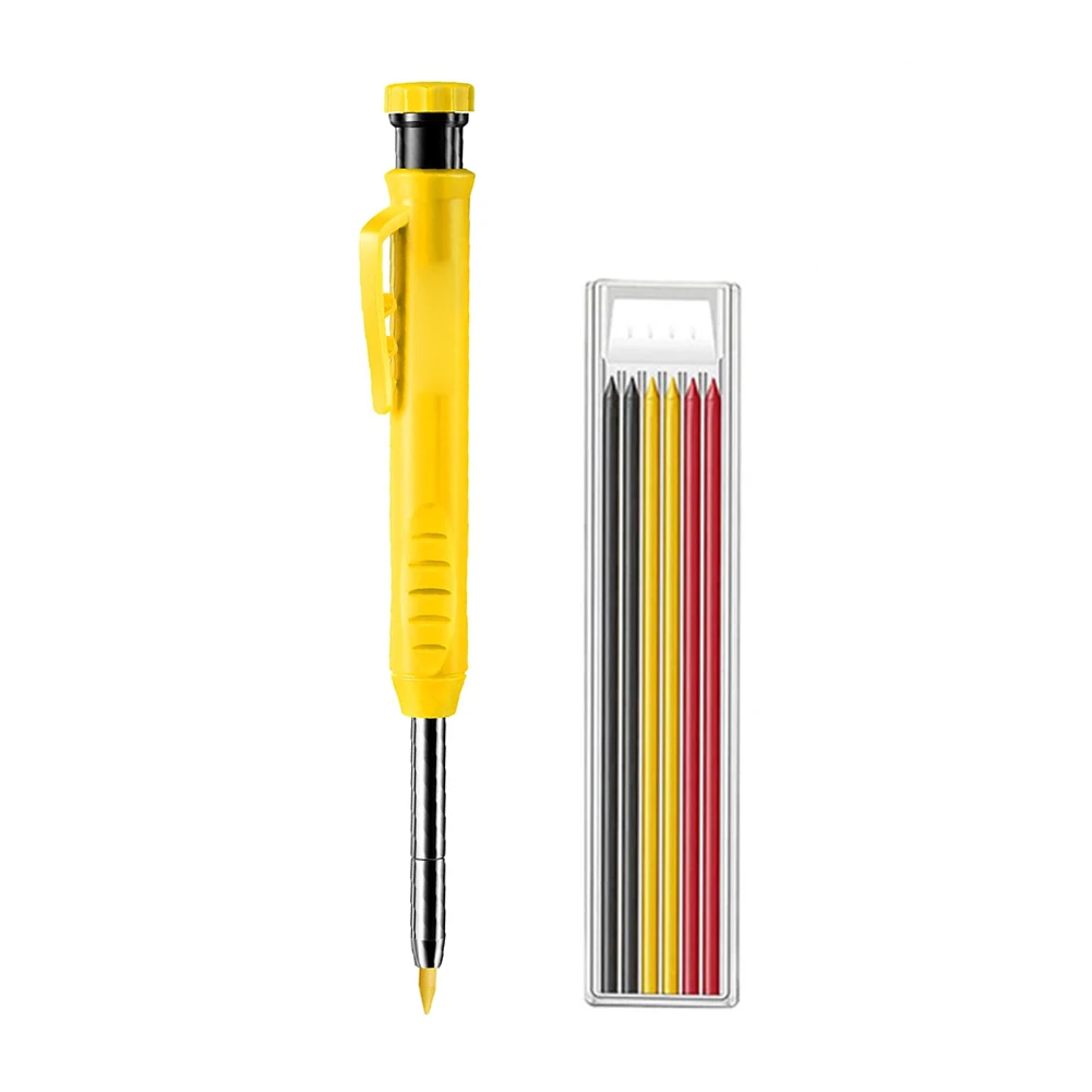Pen Solid Carpenter Pencil Carpentry Scriber Mechanical Pencil With 6 Refill Woodworking Tools 3 Colors Refill
Pen Solid Carpenter Pencil Carpentry Scriber Mechanical Pencil With 6 Refill Woodworking Tools 3 Colors Refill
