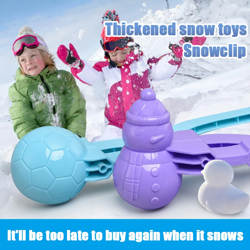 Children Snow Ball Clip Snowball Maker Clips Snow Toys Snow Ball Shapes Maker For Kids Winter Outdoor Snowball Fight Games 
Children Snow Ball Clip Snowball Maker Clips Snow Toys Snow Ball Shapes Maker For Kids Winter Outdoor Snowball Fight Games