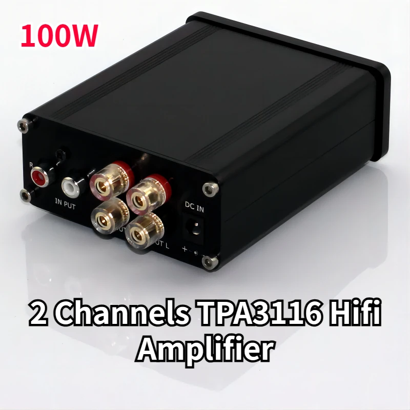 

50W *2 Hifi Sound Amplifier 2 Channel TPA3116 Class D Amplifier Digital Power Audio Amplify for Speakers Home karaoke Theater