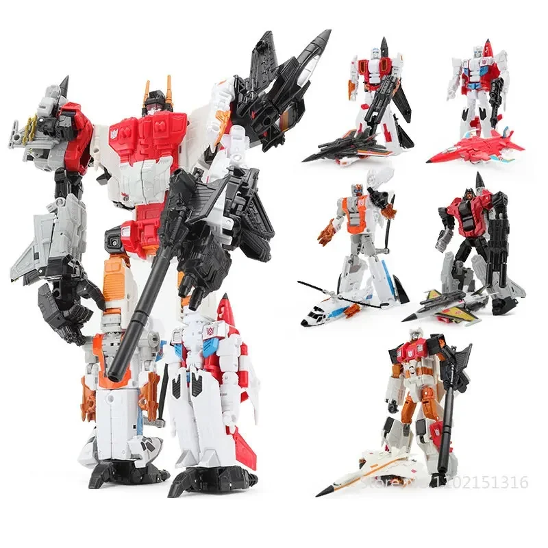 HZX Cool G1 Superion Robot Aircraft IDW 5in1 Devastator Bruticus Action Figure Toys Combiner Transformation Deformation Gift
HZX Cool G1 Superion Robot Aircraft IDW 5in1 Devastator Bruticus Action Figure Toys Combiner Transformation Deformation Gift