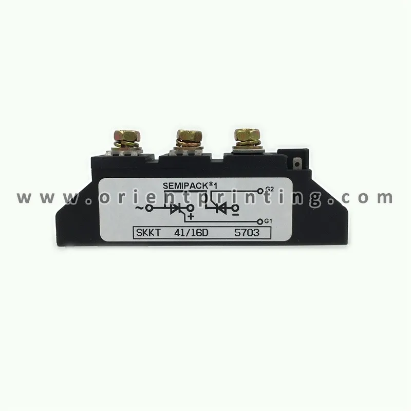Модуль IGBT SKKT 41 SKKT 41/16D 5703, модуль управления печатной машиной, модуль тиристора, диодный модуль управления двигателем
Модуль IGBT SKKT 41 SKKT 41/16D 5703, модуль управления печатной машиной, модуль тиристора, диодный модуль управления двигателем