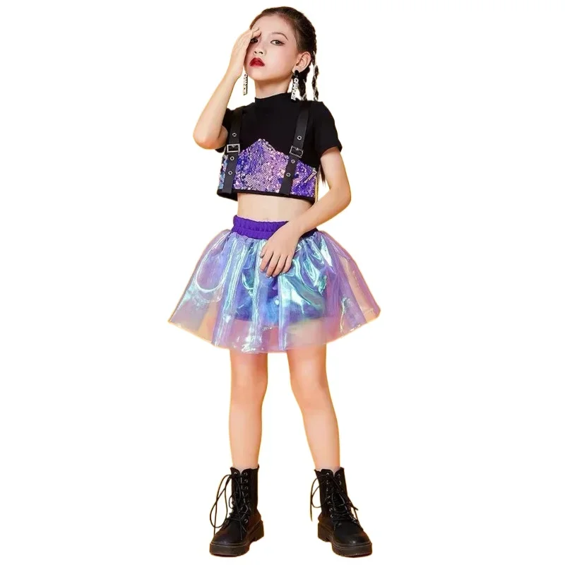 New Children Costume Wear Women Girls Sequin Hip-hop Jazz Kids Dance Competitions Performance Stage Clothing
New Children Costume Wear Women Girls Sequin Hip-hop Jazz Kids Dance Competitions Performance Stage Clothing