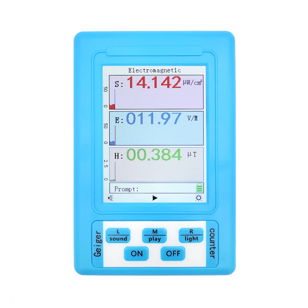 

B50 BR-9A Portable Electromagnetic Radiation Detector EMF Meter High Accuracy Professional Radiation Dosimeter Monitor Tester