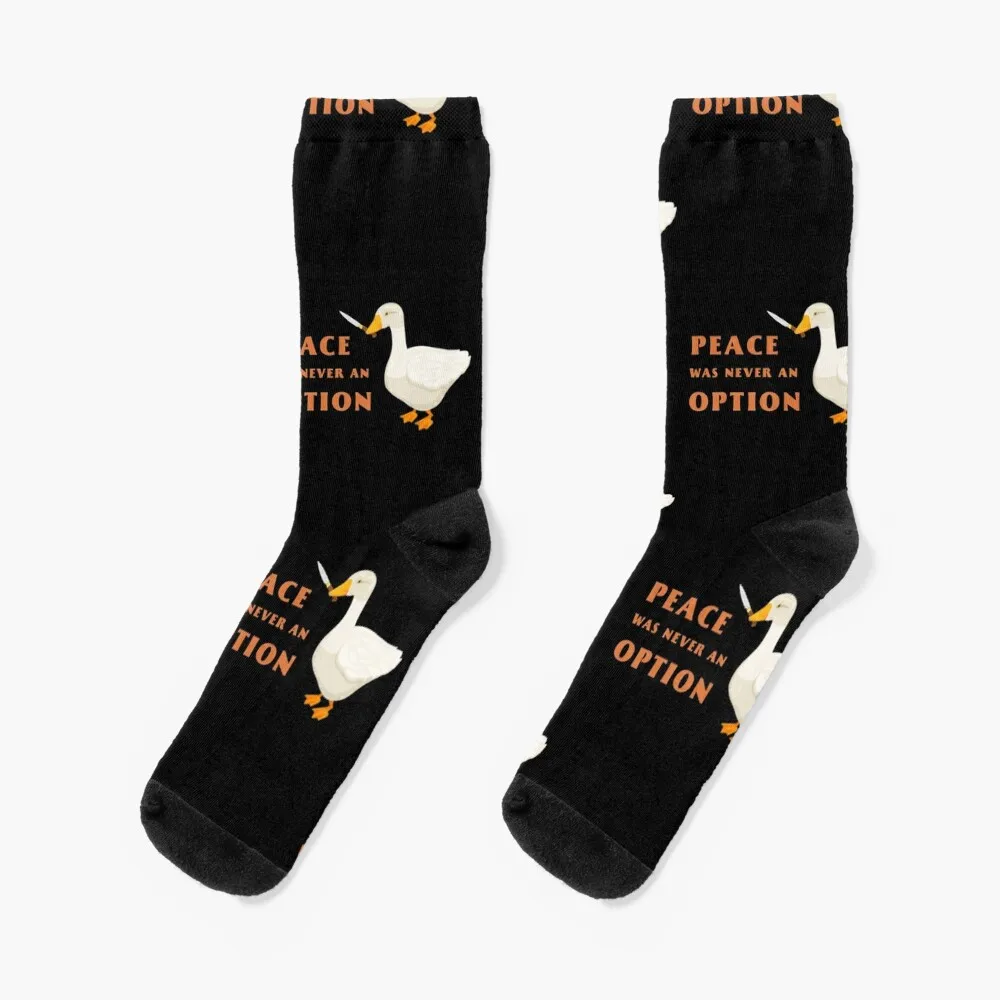 Knife goose - peace was never an option Socks designer socks Stockings compression Socks Woman Men's
Knife goose - peace was never an option Socks designer socks Stockings compression Socks Woman Men's