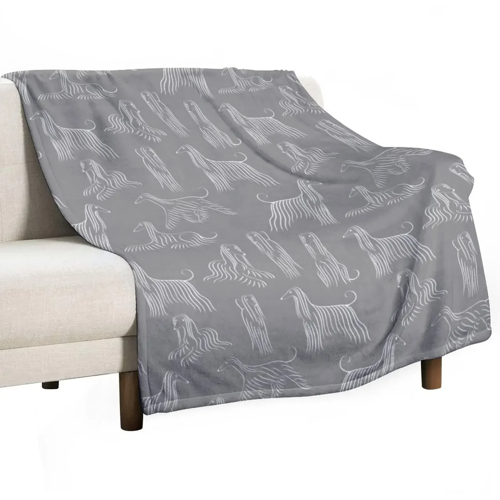 Afghan Hound Pattern on Grey Background Throw Blanket Soft cosplay anime Sofas Blankets
Afghan Hound Pattern on Grey Background Throw Blanket Soft cosplay anime Sofas Blankets