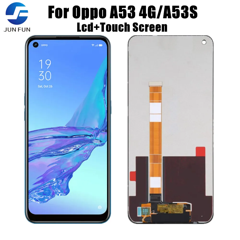 Оригинальный ЖК-дисплей для Oppo A53s 4G CPH2139, детали для замены A53 CPH2127 с рамкой
Оригинальный ЖК-дисплей для Oppo A53s 4G CPH2139, детали для замены A53 CPH2127 с рамкой
