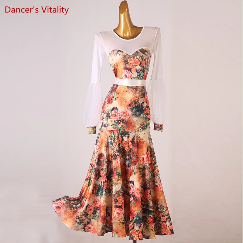 Ballroom Dance Competition Dresses for Women Ballroom Dress Standard Cusomzied Adult Children Waltz Social Dancing Costumes
Ballroom Dance Competition Dresses for Women Ballroom Dress Standard Cusomzied Adult Children Waltz Social Dancing Costumes