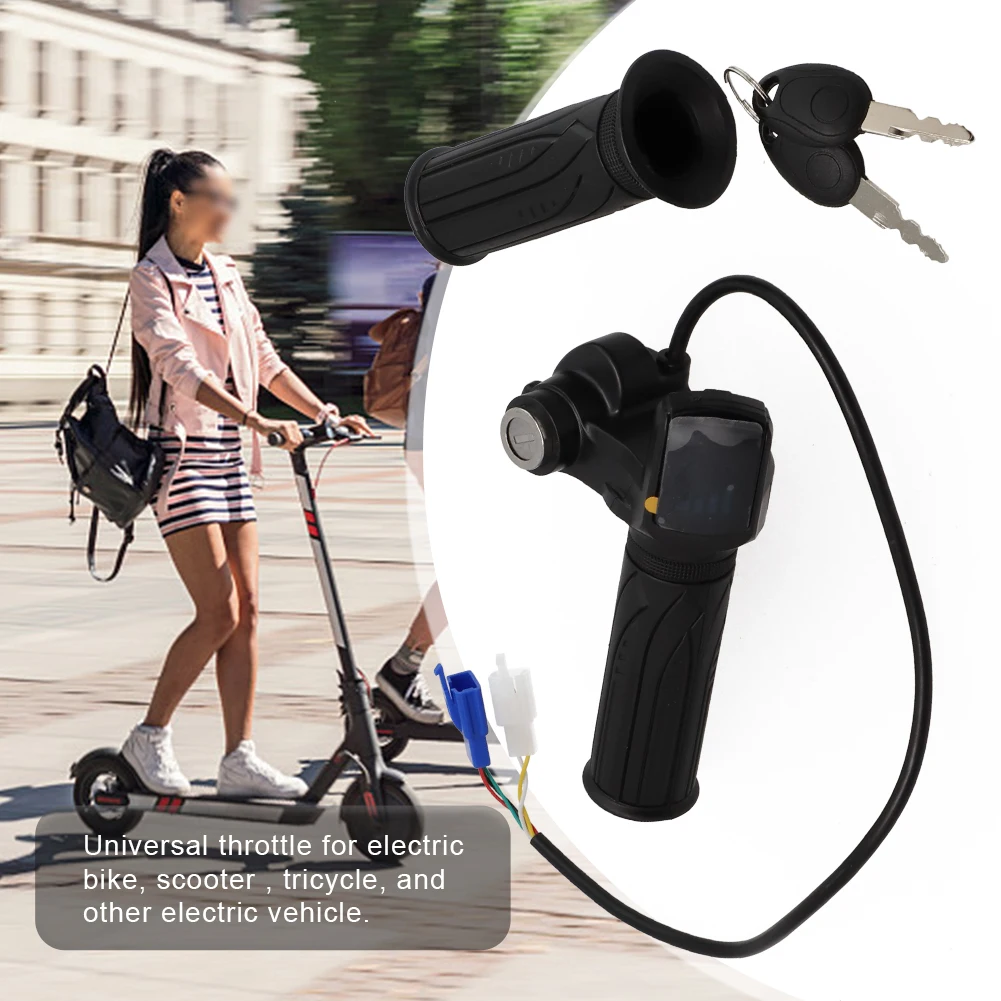 High Quality Brand New Bike Grip Handlebar E-Bike LCD Display Replacement With Display ABS + Rubber Accessories
High Quality Brand New Bike Grip Handlebar E-Bike LCD Display Replacement With Display ABS + Rubber Accessories