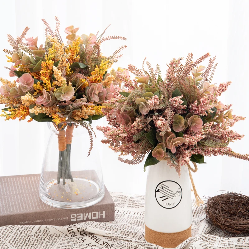 Artificial Fake Flowers Mixed Bundles Bubble Grass Home Garden Party Decoration Wedding Arrangement Bride Holding Flowers
Artificial Fake Flowers Mixed Bundles Bubble Grass Home Garden Party Decoration Wedding Arrangement Bride Holding Flowers