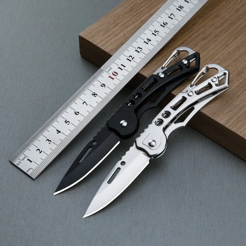 

Mini Pocket Folding Knife Outdoor Keychain Portable Self Defense Knife Tactical Survival Hunting Camping Knife EDC Tools