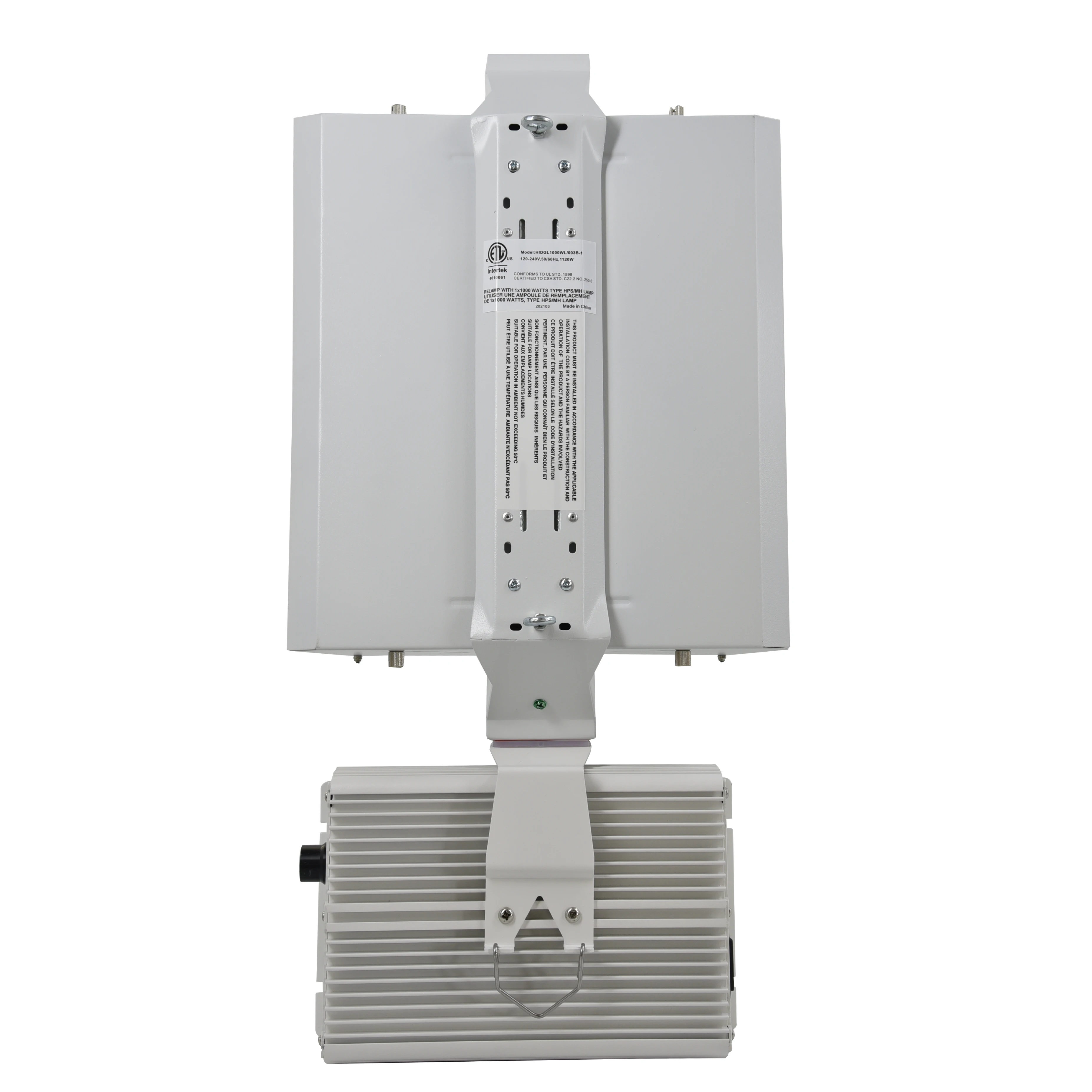 Double ended HPS grow light ballast kit 1000W 208-277V/347-400V
Double ended HPS grow light ballast kit 1000W 208-277V/347-400V