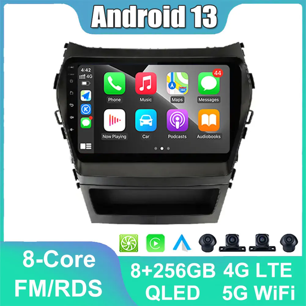 For Hyundai Santa Fe IX45 2013-2017 Android 13 8G+128G Carplay Car Radio Vedio Stereo Multimedia Player GPS Navigation 4G WIFI
For Hyundai Santa Fe IX45 2013-2017 Android 13 8G+128G Carplay Car Radio Vedio Stereo Multimedia Player GPS Navigation 4G WIFI