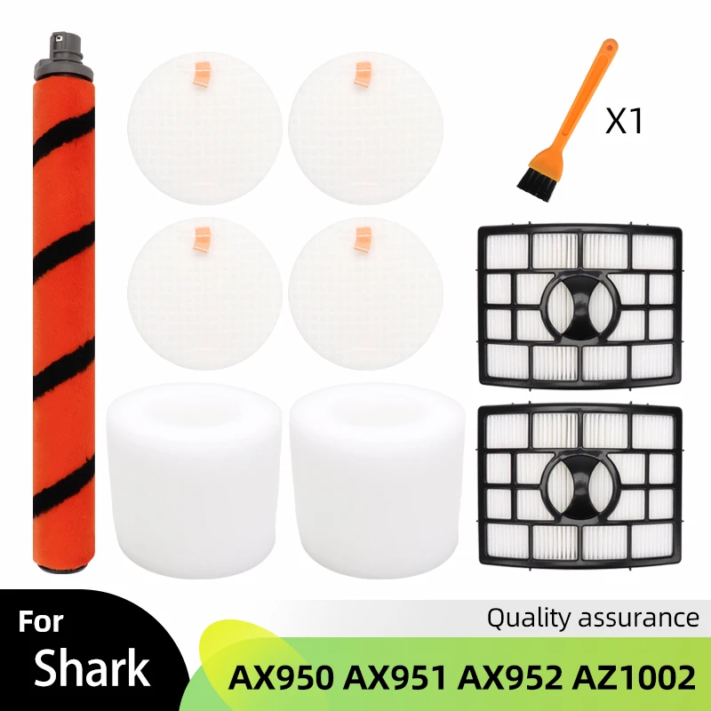 

Replacement Parts Roller Brush foam and felt Filter For Shark AX950 AX951 AX952 AZ1002 Upright Vacuum Cleaner Accessories