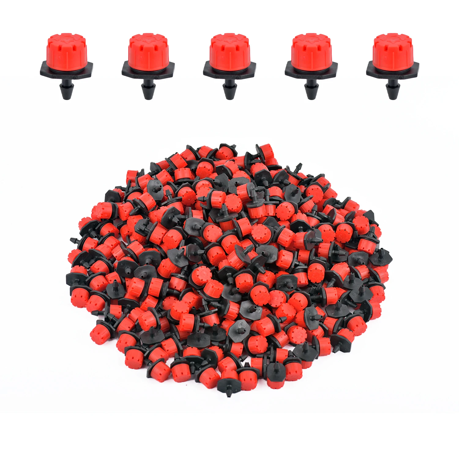 25 Pcs Adjustable Irrigation Drippers 8 Hole Sprinklers Emitter Garden Micro Drip Irrigation System Balcony Yard Watering Nozzle
25 Pcs Adjustable Irrigation Drippers 8 Hole Sprinklers Emitter Garden Micro Drip Irrigation System Balcony Yard Watering Nozzle
