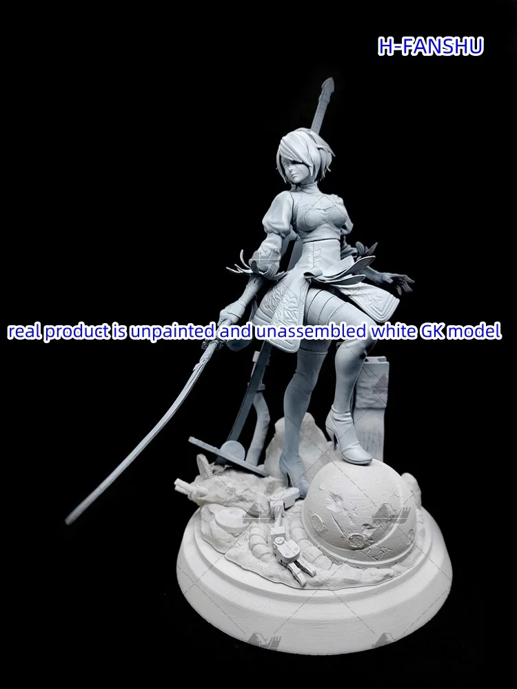 

Hfanshu H012 GK Model 2B Figure Garate Kits Unpainted Just Model Sell-assemble 3D Printing Products