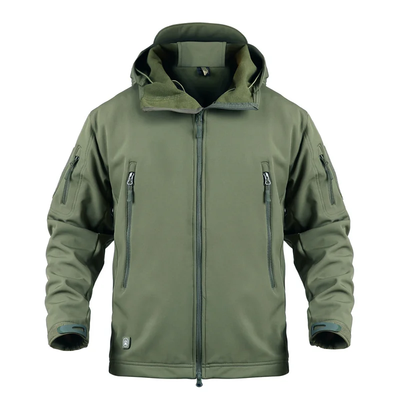 Men's Military Shark Skin Soft Shell Jackets Tactical Windproof Waterproof Army Combat Jackets Male Hooded Bomber Coats S-3XL
Men's Military Shark Skin Soft Shell Jackets Tactical Windproof Waterproof Army Combat Jackets Male Hooded Bomber Coats S-3XL