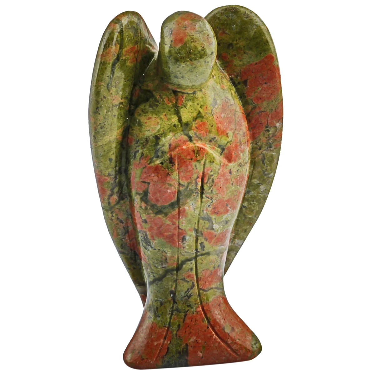 4" Guardian Angel Figurine Reiki Unakite Dalmation Jasper Statue Healing Stone Crafts Desktop Decor Home Ornaments
4" Guardian Angel Figurine Reiki Unakite Dalmation Jasper Statue Healing Stone Crafts Desktop Decor Home Ornaments