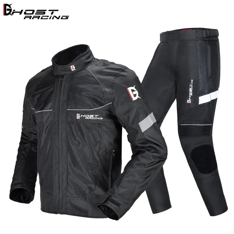 

motorcycle riding suit wind, cold, warm, fall-proof motorcycle rider pulling suit with protective gear jacket and pants