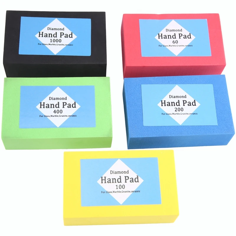 5PCS Diamond Sanding Pads Kit 60/120/240/400/1000 Grit Sanding Block Foam Backing
5PCS Diamond Sanding Pads Kit 60/120/240/400/1000 Grit Sanding Block Foam Backing