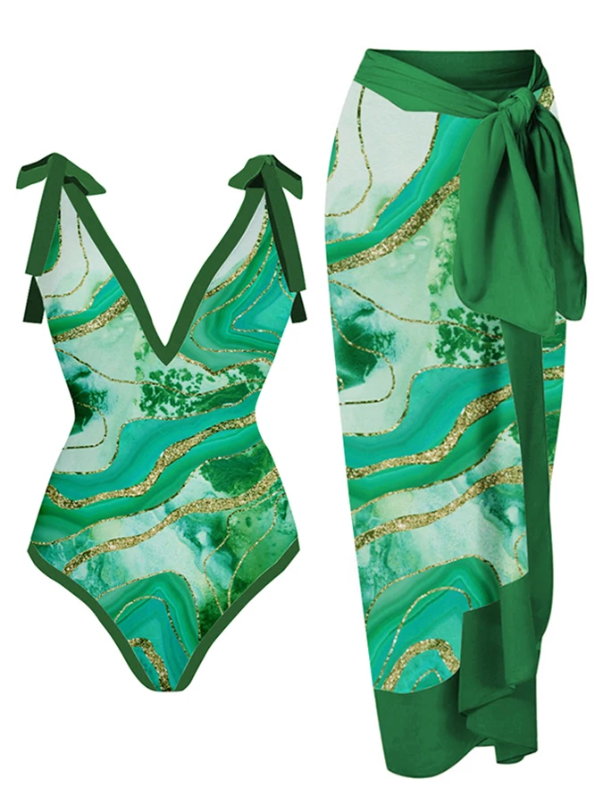 Vintage Print Colorblock Beach 2023 Fashion Women Swimwear Summer V Neck One Piece Swimsuits Bathing Suits Vacation Sexy / New
Vintage Print Colorblock Beach 2023 Fashion Women Swimwear Summer V Neck One Piece Swimsuits Bathing Suits Vacation Sexy / New