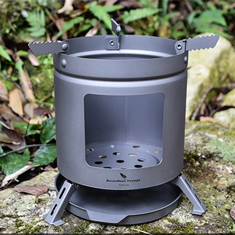Camping Wood Stove Windproof Wood Stove Portable Ultralight Outdoor Titanium Stove for Backpacking Survival Cooking Picnic
Camping Wood Stove Windproof Wood Stove Portable Ultralight Outdoor Titanium Stove for Backpacking Survival Cooking Picnic