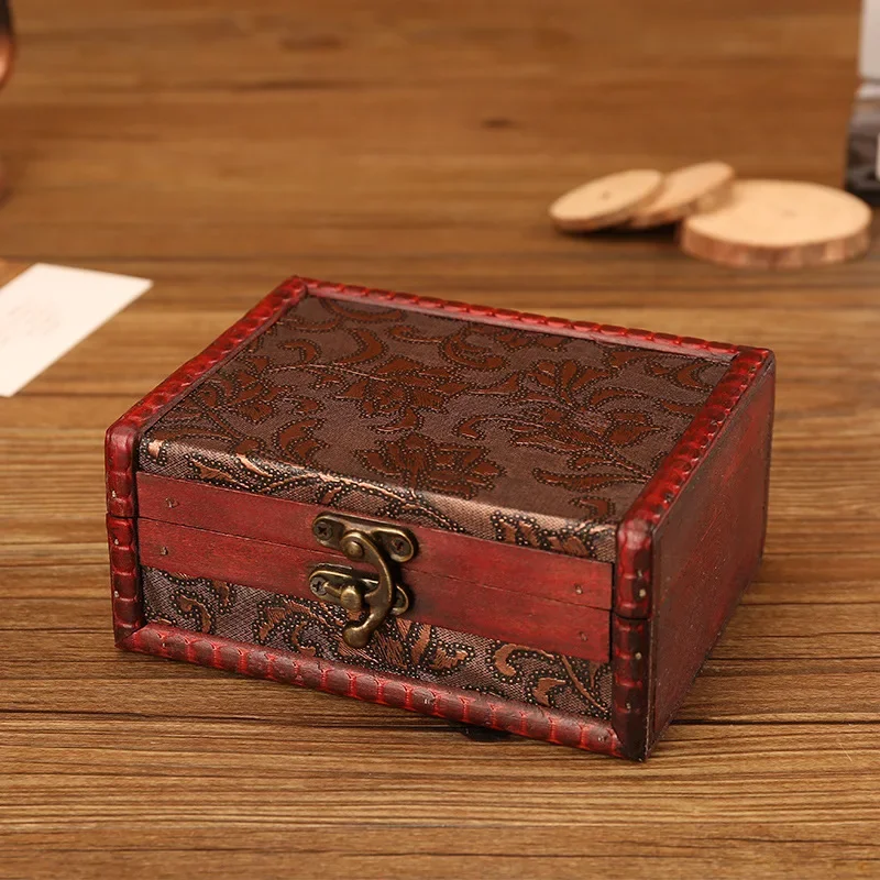 Chinese jewelry box retro wooden storage box hand-made old box props storage treasures box crafts
Chinese jewelry box retro wooden storage box hand-made old box props storage treasures box crafts