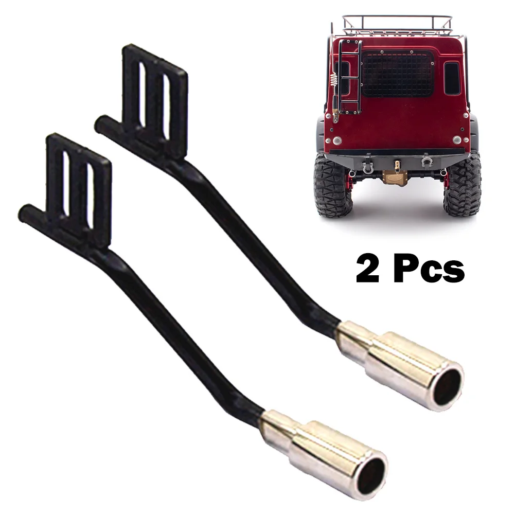 1 Pair For RC Car-4 Defender Body Part Manifold Metal Scale Rear Tail Dual Exhaust Pipes Rc Toy Accessories
1 Pair For RC Car-4 Defender Body Part Manifold Metal Scale Rear Tail Dual Exhaust Pipes Rc Toy Accessories