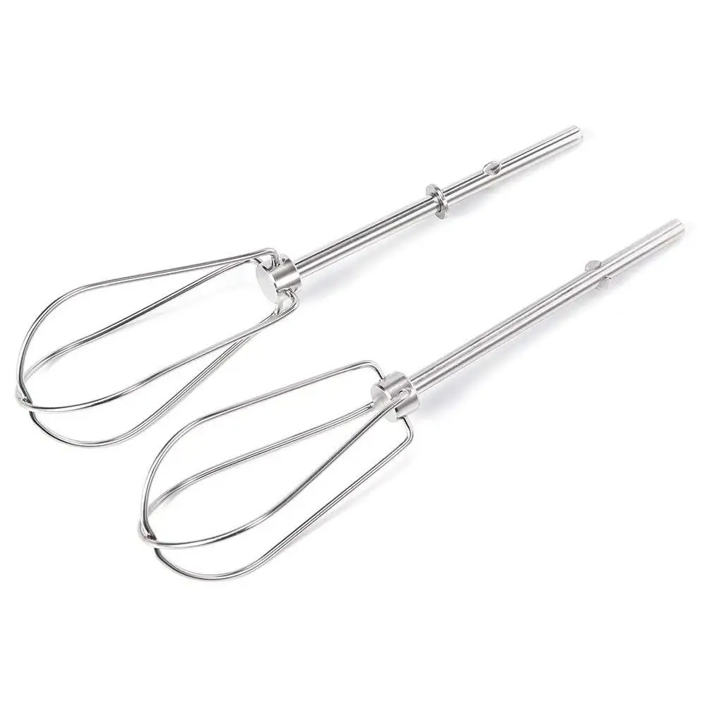 2pcs Stainless Steel Mixing Rods Blender Head Eggs Cream Flour Cake Stirrer Whisk for KHM2B W10490648 KHM926 Hand Mixer Beaters 
2pcs Stainless Steel Mixing Rods Blender Head Eggs Cream Flour Cake Stirrer Whisk for KHM2B W10490648 KHM926 Hand Mixer Beaters