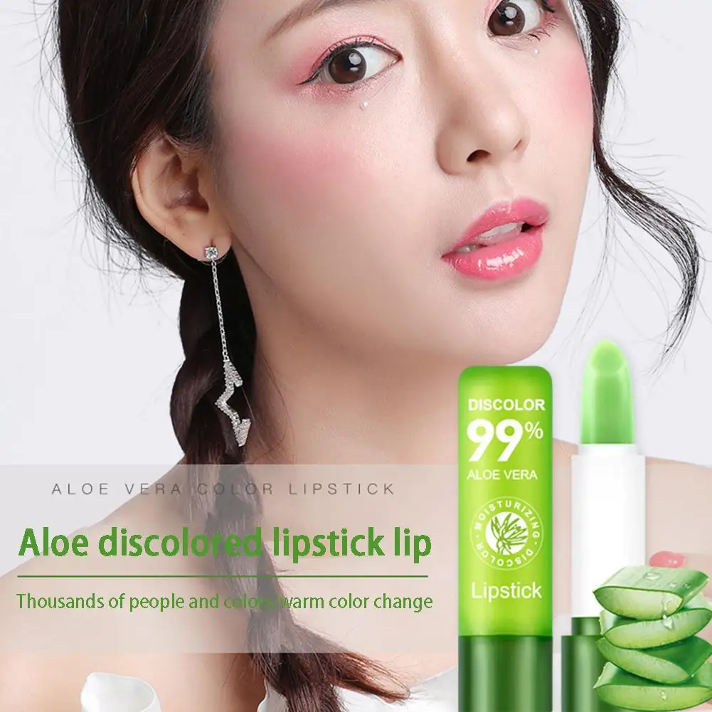 Natural Aloe Veras Lipstick Long Lasting Nutritious Lip Balm Lip Moisturizer Color Changing Lip Gloss Makeup Cosmetics For J3G3
Natural Aloe Veras Lipstick Long Lasting Nutritious Lip Balm Lip Moisturizer Color Changing Lip Gloss Makeup Cosmetics For J3G3