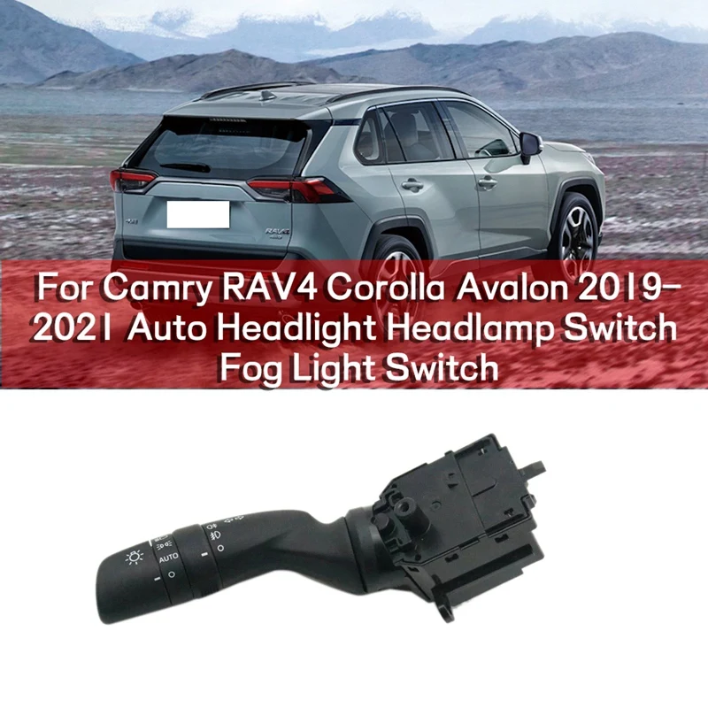 1PC Black Car Headlight Switch Car Headlight Switch Fog Light Switch For Toyota Camry RAV4 Corolla Avalon 2019-2021
1PC Black Car Headlight Switch Car Headlight Switch Fog Light Switch For Toyota Camry RAV4 Corolla Avalon 2019-2021