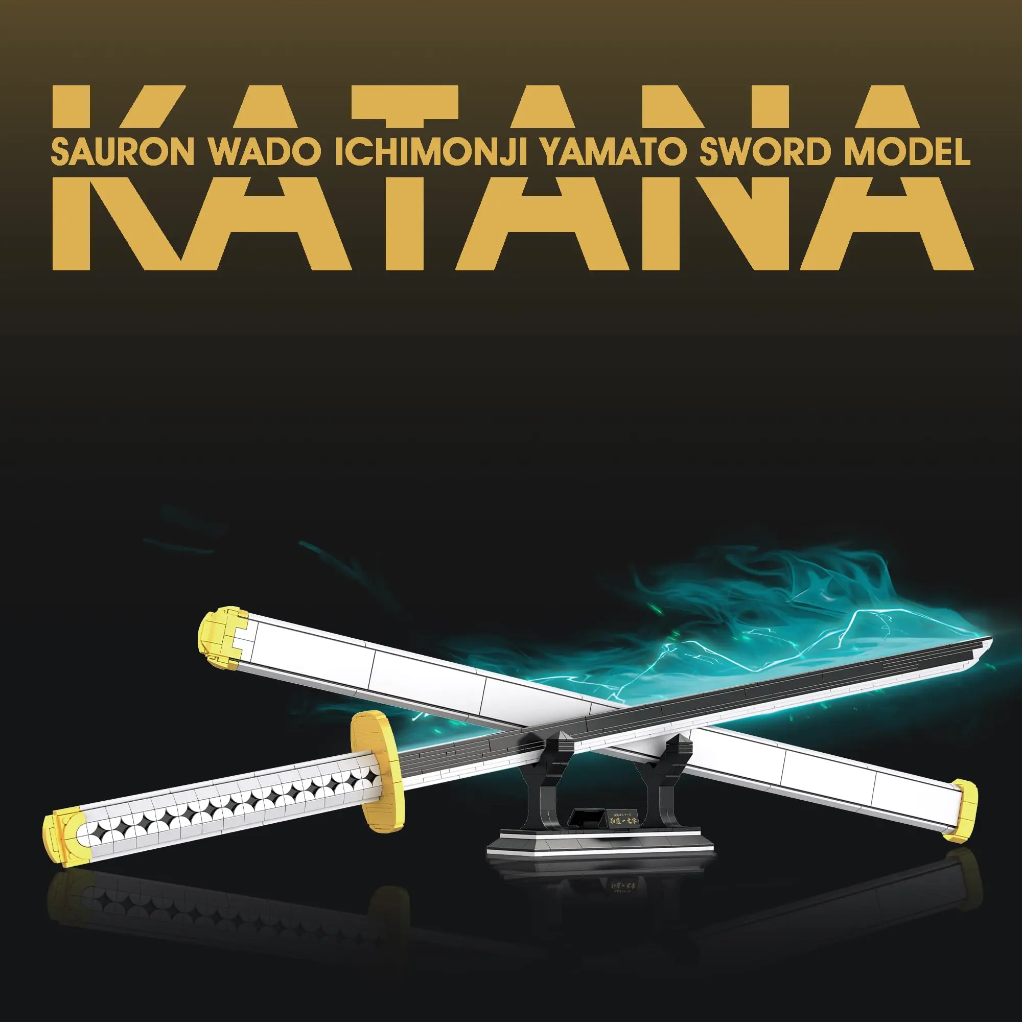 806PCS Cosplay Anime Swords Building Blocks Kit Ichimonji Yamato Sword Model Samurai Katana Toys for Aldult Luminous 806PCS Cosplay Anime Swords Building Blocks Kit Ichimonji Yamato Sword Model Samurai Katana Toys for Aldult Luminous