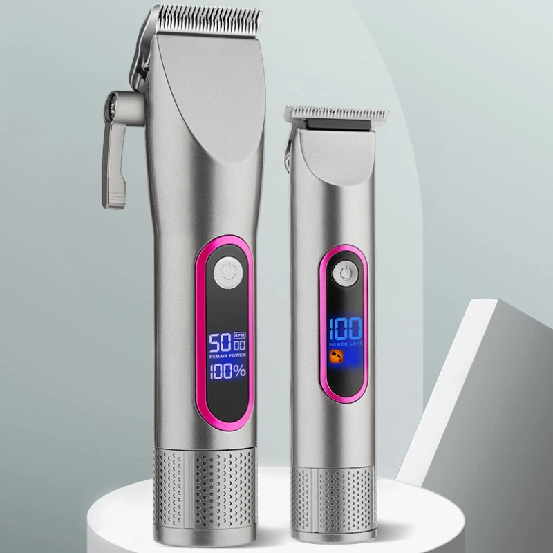 Hair Cutting Machine Oil Head Carving for Men RESUXI 682 LCD Digital Display Electric Hair Clipper Set Professional Hair Trimmer
Hair Cutting Machine Oil Head Carving for Men RESUXI 682 LCD Digital Display Electric Hair Clipper Set Professional Hair Trimmer