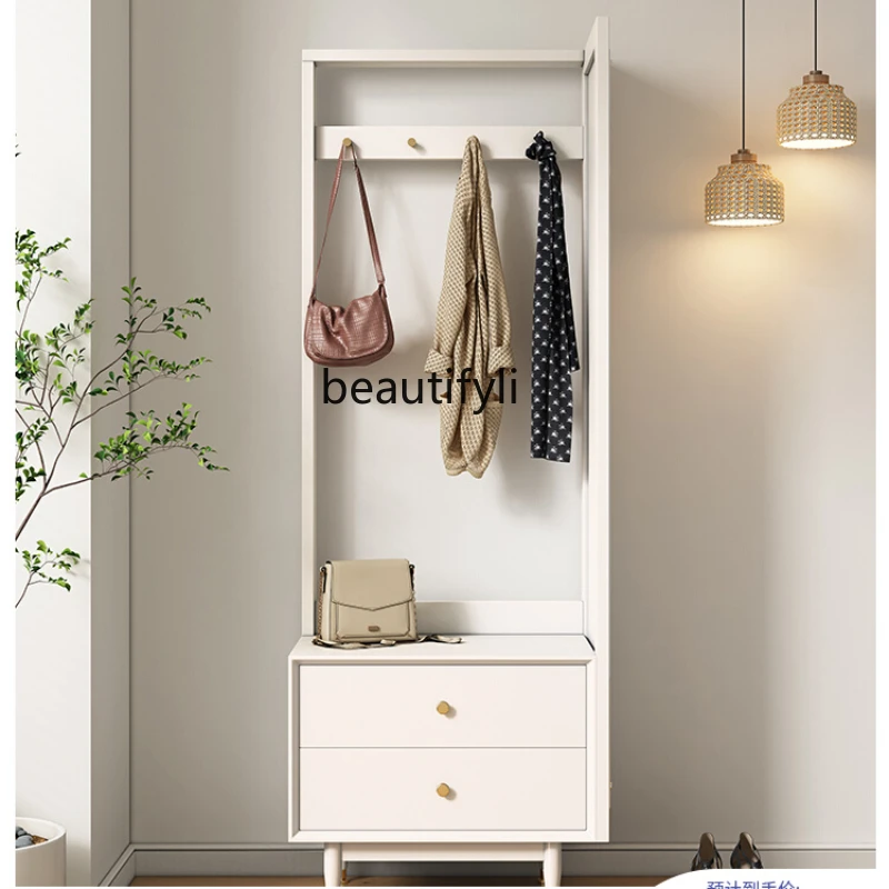 Bedside Table Coat Rack Integrated Floor Bedroom Solid Wood Hanger Bedside Home
Bedside Table Coat Rack Integrated Floor Bedroom Solid Wood Hanger Bedside Home