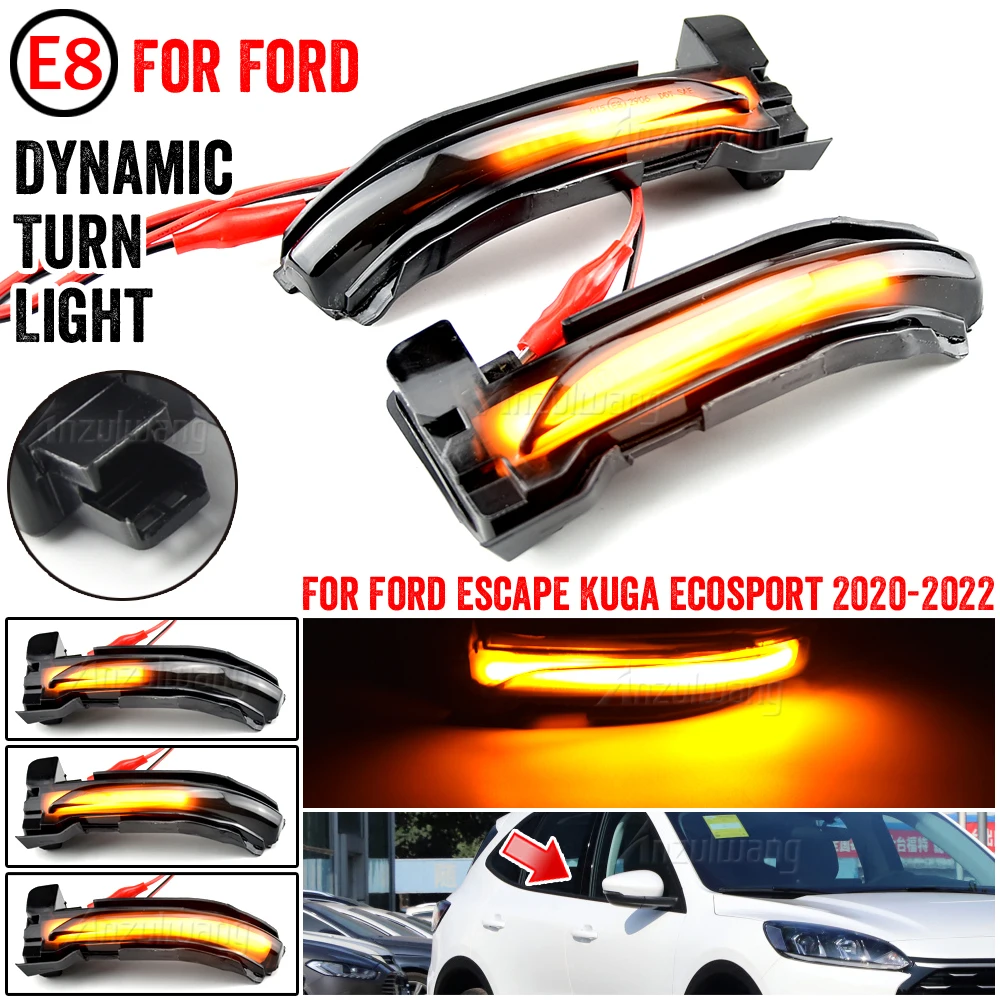 Car Accessories Dynamic LED Side Rearview Mirror Turn Signal Light Indicator Blinker Light For Ford Escape Kuga 2019-2021
Car Accessories Dynamic LED Side Rearview Mirror Turn Signal Light Indicator Blinker Light For Ford Escape Kuga 2019-2021