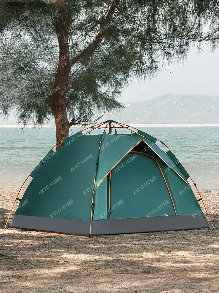 Tent Outdoor Portable Folding Automatic Tent Rain-Proof Double Layer Building-Free 3-4 People Outdoor Camping Windproof
Tent Outdoor Portable Folding Automatic Tent Rain-Proof Double Layer Building-Free 3-4 People Outdoor Camping Windproof
