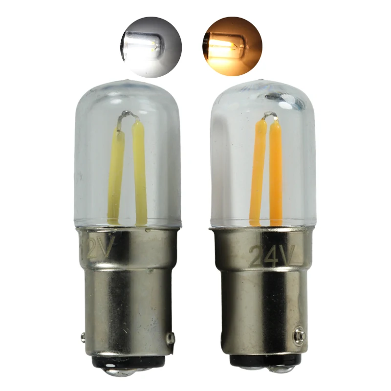 

Led Filament Bulb B15 B15D Mini Candle Lamp 12v 24v 110v 220v 2W Super Home Decor Chandelier Light 12 24 Volt For Sewing Machine