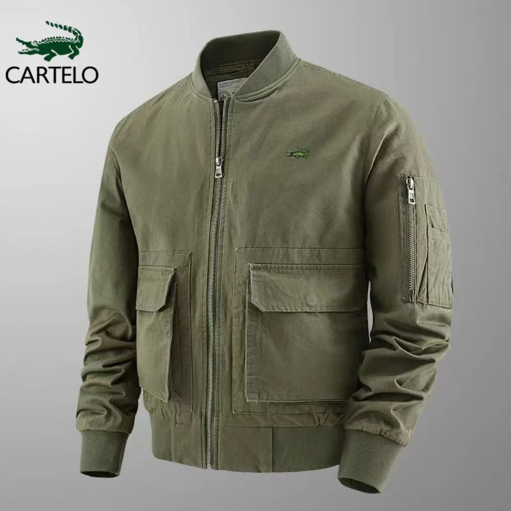 CARTELO Embroidered Autumn/Winter Cotton Bomber Jacket for men Fashion Multi-pocket Loose Coat for Men Baseball Jacket for men
CARTELO Embroidered Autumn/Winter Cotton Bomber Jacket for men Fashion Multi-pocket Loose Coat for Men Baseball Jacket for men