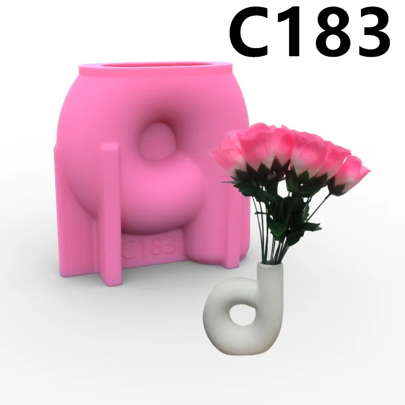 New Simple Vase Shape Succulent Flower Pot Ashtray Pen Holder Silicone Mold Scented Molds For Gypsum and Concrete Stone Carving
New Simple Vase Shape Succulent Flower Pot Ashtray Pen Holder Silicone Mold Scented Molds For Gypsum and Concrete Stone Carving
