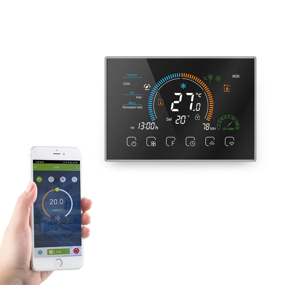 For Tuya WiFi Smart Programmable Thermostat APP Control Home Water Gas Boiler Temperature Controler For Smart Life
For Tuya WiFi Smart Programmable Thermostat APP Control Home Water Gas Boiler Temperature Controler For Smart Life