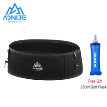 AONIJIE Running Waist Bag Men Women Invisible Trail Running Belt Hydration Waist Pack Phone Holder Gym Fitness Marathon W938S