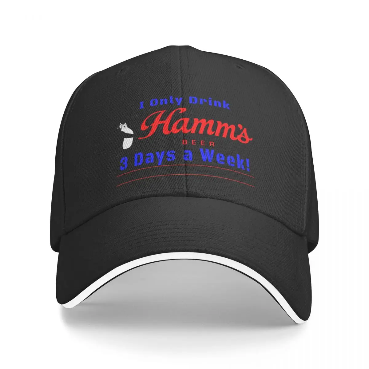 

I Only Drink Hamm's Beer - 3 Days a Week Baseball Cap Big Size Hat Horse Hat Hat Luxury Brand black Trucker Hats For Men Women's