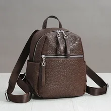 Leather Backpack Women's Stylish Simple and Versatile Cowhide Soft Leather Backpack Backpack School Teen Girls Backpacks
Leather Backpack Women's Stylish Simple and Versatile Cowhide Soft Leather Backpack Backpack School Teen Girls Backpacks