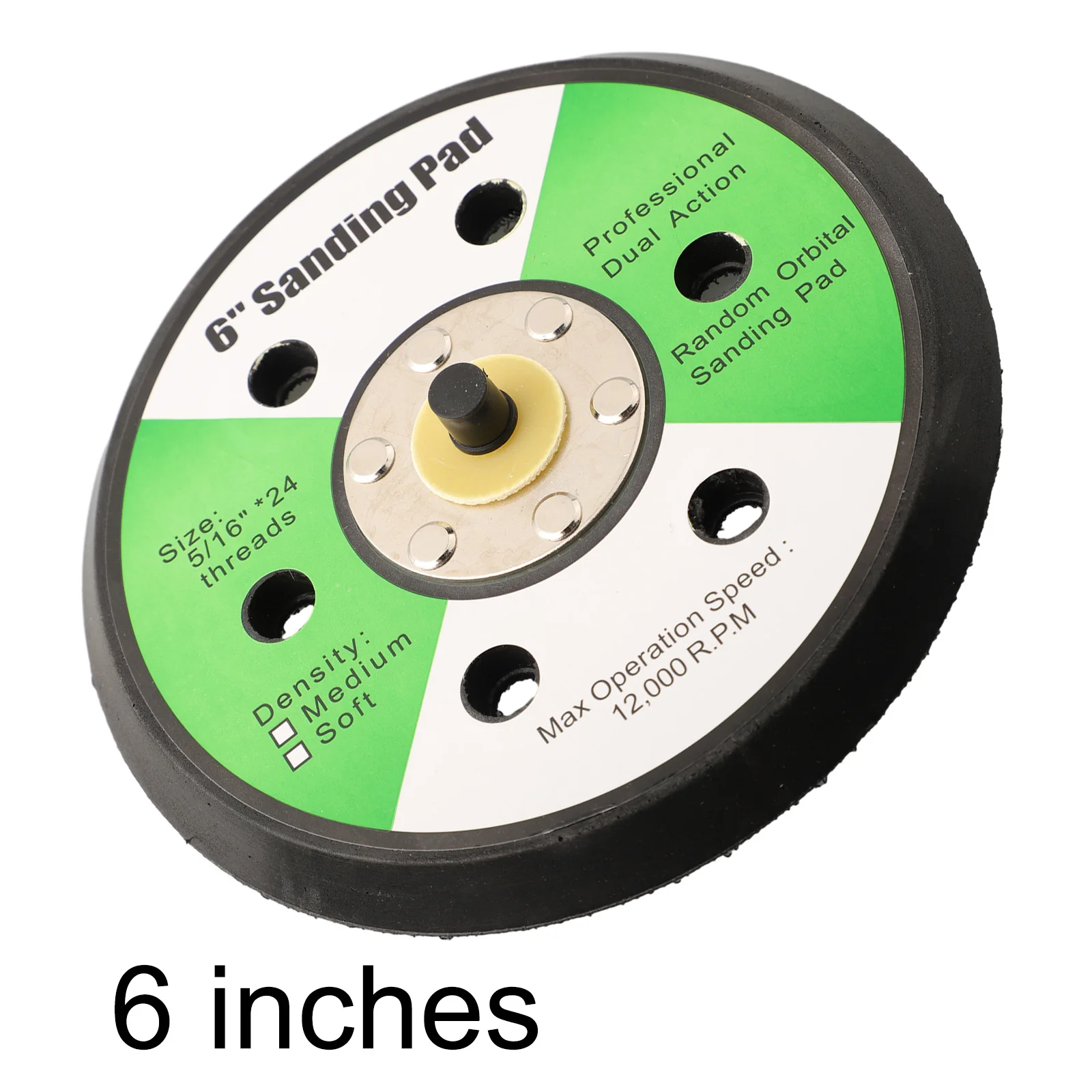 1Pc 150mm Backing Pad W/ 6 Hole Polishing Pad Holder Hook&Loop Sponge Sanding Disc Backer Electric Polisher Sander Tool Parts
1Pc 150mm Backing Pad W/ 6 Hole Polishing Pad Holder Hook&Loop Sponge Sanding Disc Backer Electric Polisher Sander Tool Parts