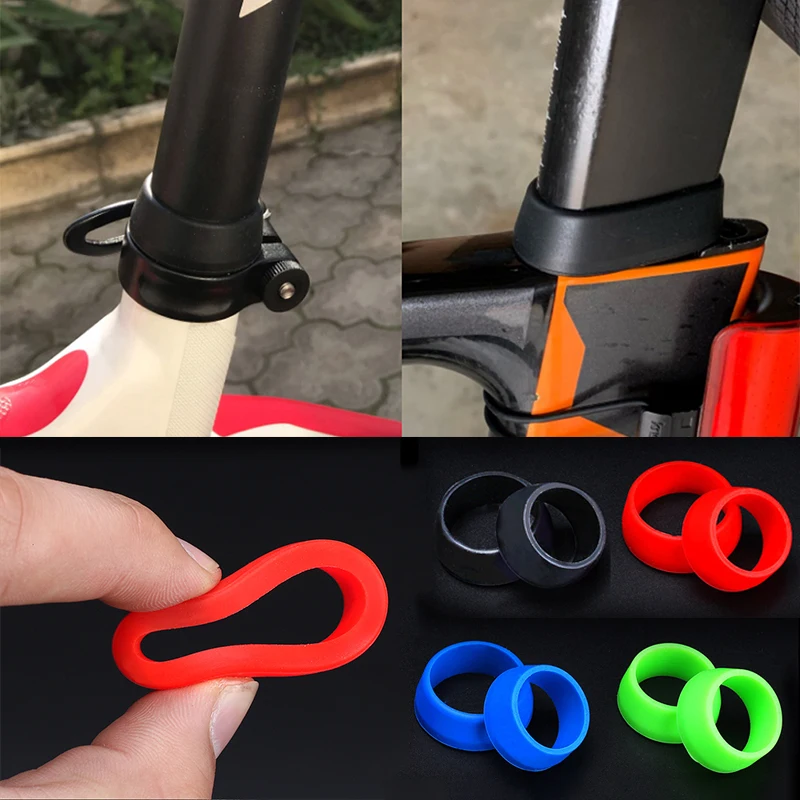 

Bicycle Seat Post Waterproof Dust Cover Silicone Bicycle Seatpost Protection Cover High Elasticity for MTB Road Bicycle Parts