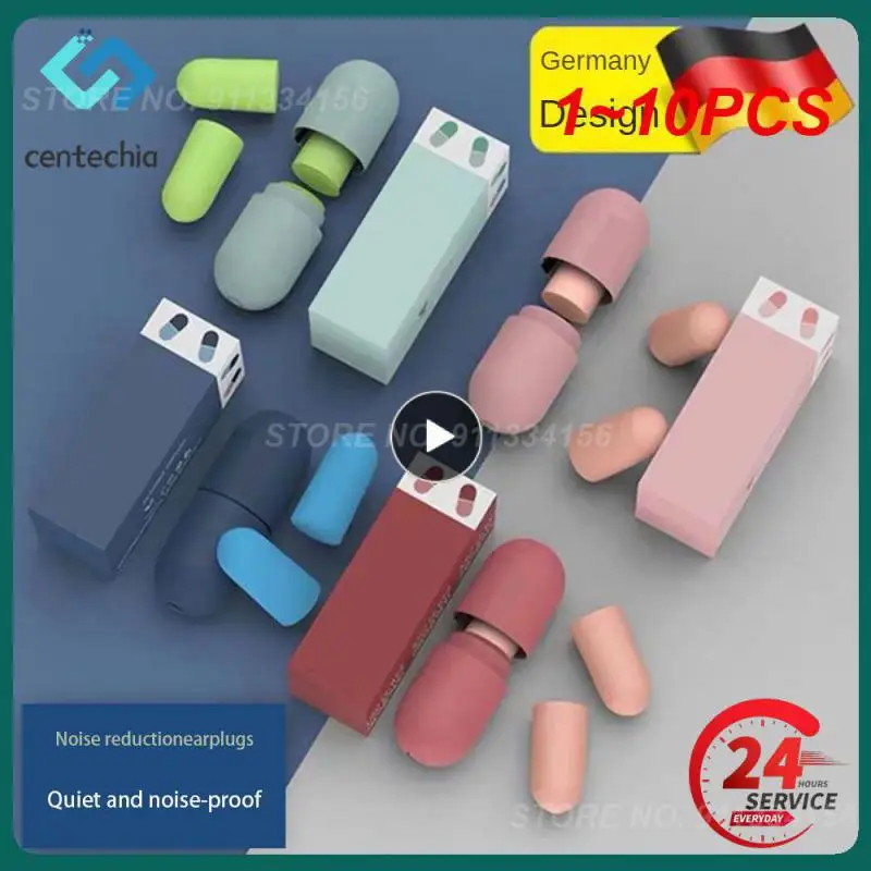 1~10PCS Soundproof Sleeping Ear Plugs Earplugs For Sleep Special Mute Soft Slow Rebound Student Anti-Noise Protection Anti Ronco 
1~10PCS Soundproof Sleeping Ear Plugs Earplugs For Sleep Special Mute Soft Slow Rebound Student Anti-Noise Protection Anti Ronco