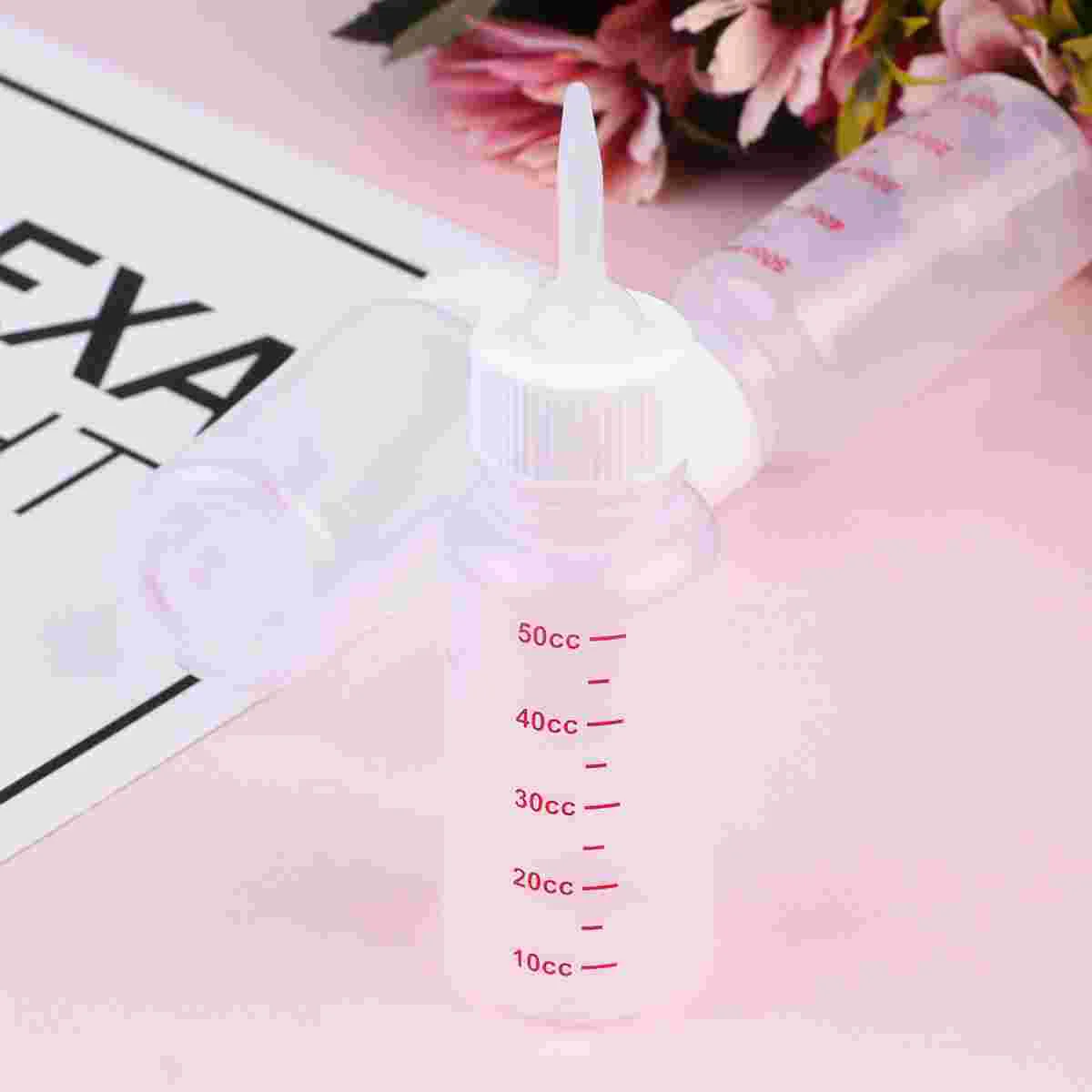 Nursing Bottle 50ml Cat Nursing Bottle Professional Feeding Bottle Feeder Supplies for Puppy Kitten Small 6pcs ( Pointed )
Nursing Bottle 50ml Cat Nursing Bottle Professional Feeding Bottle Feeder Supplies for Puppy Kitten Small 6pcs ( Pointed )