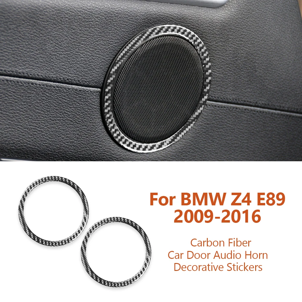 For BMW Z4 E89 2009-2016 Car-styling Carbon Fiber Car Door Audio Horn Outer Frame Decorative Stickers Interior Auto Accessories
For BMW Z4 E89 2009-2016 Car-styling Carbon Fiber Car Door Audio Horn Outer Frame Decorative Stickers Interior Auto Accessories