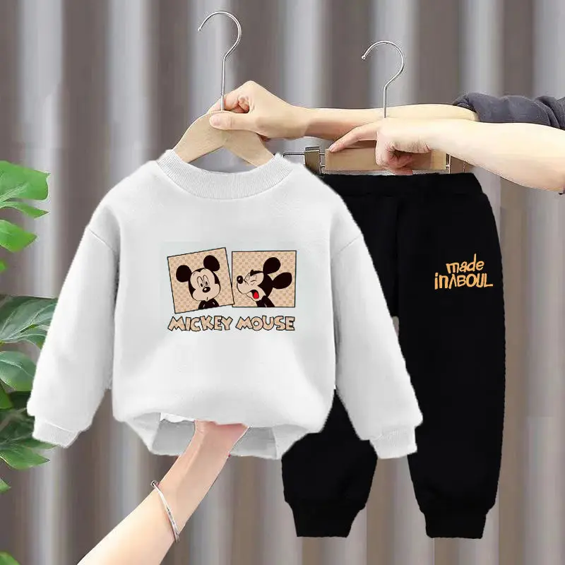 Cotton New Girls Set Cartoon Boy Sets 2023 Kids Long Sleeve Sports Shirts + Pants Suits Autumn Spring Children‘s Clothing Mickey
Cotton New Girls Set Cartoon Boy Sets 2023 Kids Long Sleeve Sports Shirts + Pants Suits Autumn Spring Children‘s Clothing Mickey